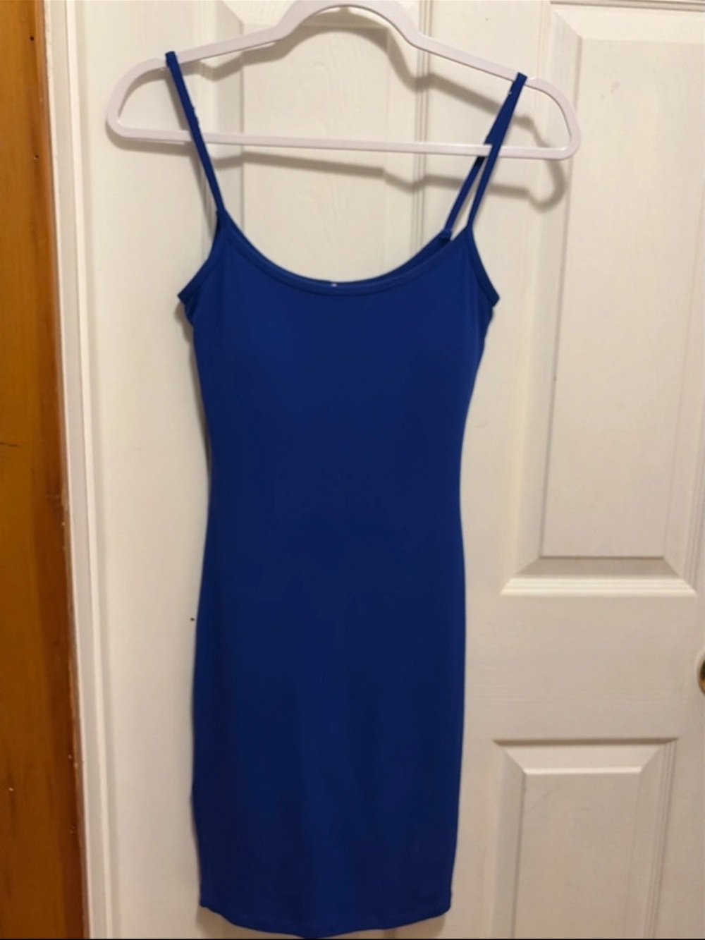 Royal Blue Spaghetti-Strap Mini Dress - Women's